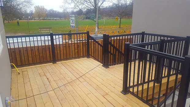 Image of a deck project from Post2Fence