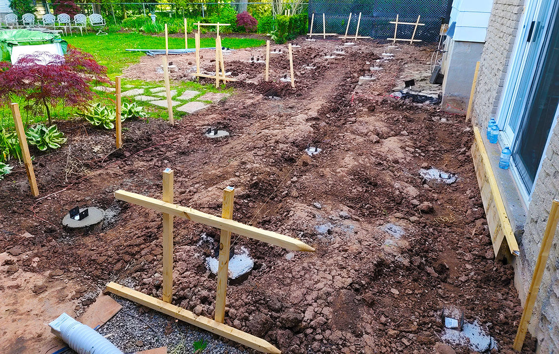 How to Build A Deck Foundation Post2Fence