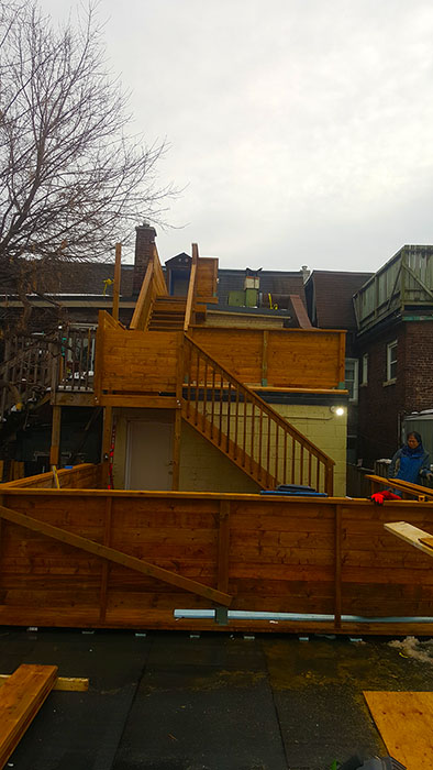 Image of the after of a deck installation project